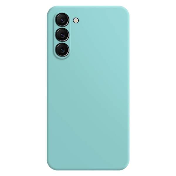 Skråt gummibelagt cover mod fald til Samsung Galaxy S23 - Cyan Green