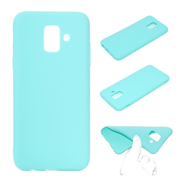 Samsung Galaxy A6 (2018) Pehmeä Matta TPU Takasuoja Kuori - Vaalean Sininen Blue