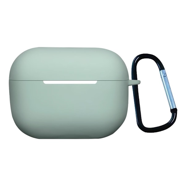 1,3 mm AirPods Pro 2 silikonfodral med spänne - Mintgrön Grön
