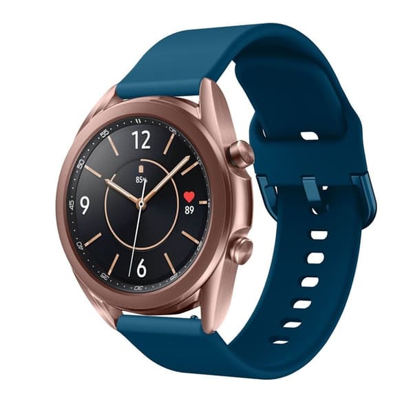 Samsung Galaxy Watch 3 (41mm) simple silikone rem - Dark grøn Green