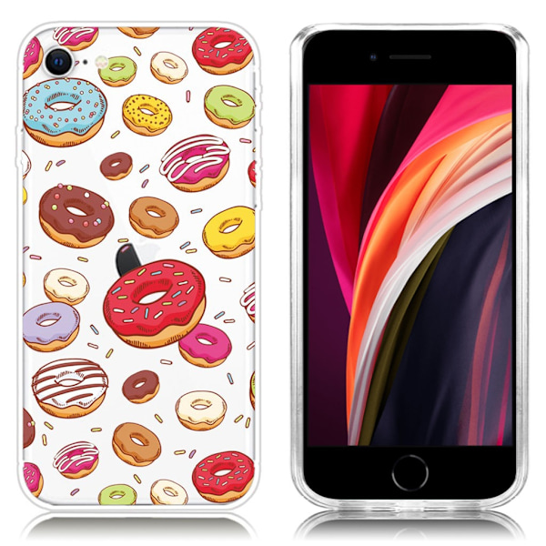 Deco iPhone SE 2020 deksel - Smultringer Multicolor