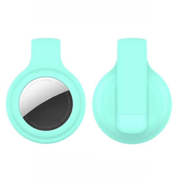AirTags clip-design silikoneovertræk - Lysegrøn Green