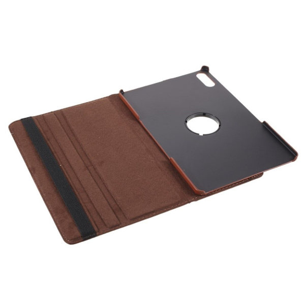 Lenovo Tab P11 Pro 360 roterbart läderfodral - Brun Brun