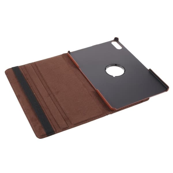 Lenovo Tab P11 Pro 360 roterbart lærveske - Brun Brown