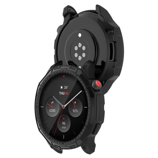 Amazfit GTR 4 46 mm beskyttelsesdæksel i form af en urskive - Sort Black