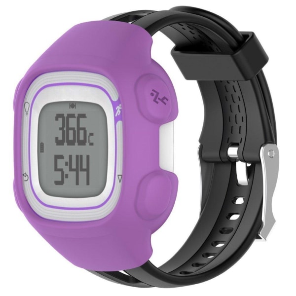 Garmin Forerunner 10 beskyttelsesskal til uret (herre) i blødt silikone - Lilla Purple