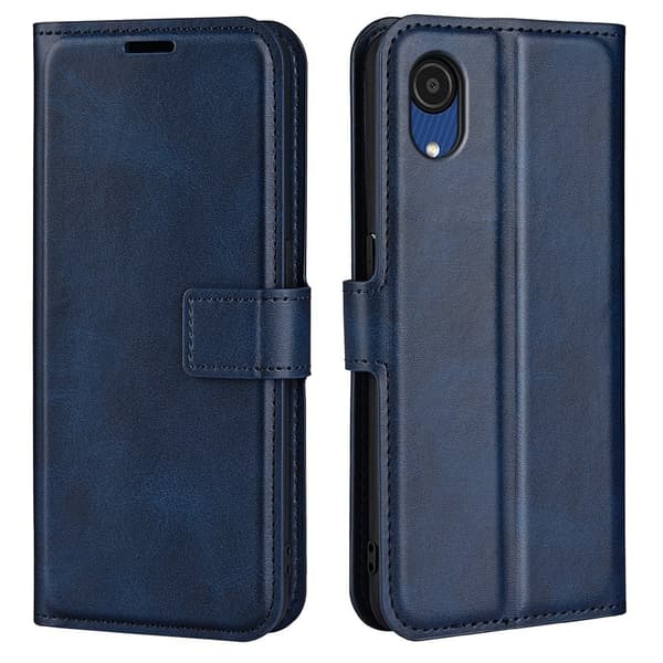 Lompakko Nahkakotelo For Samsung Galaxy A03 Core - Sininen Blue