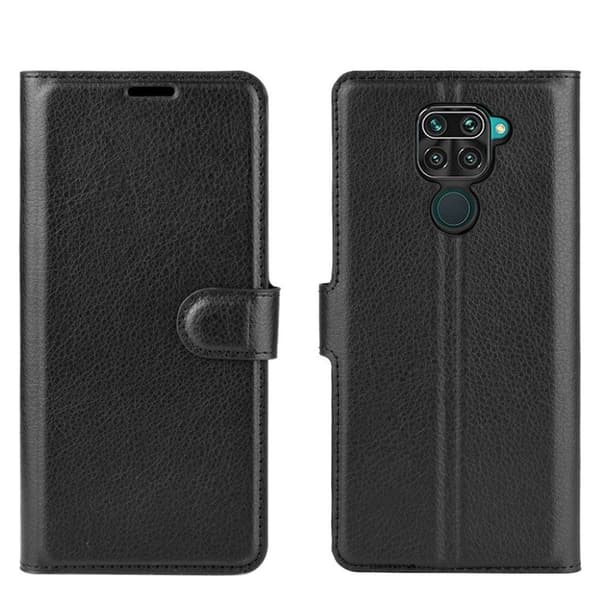 Classic Xiaomi Redmi Note 9 flip etui - Svart Blue