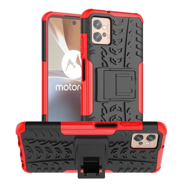 Offroad Motorola Moto G32 skal - Röd Röd