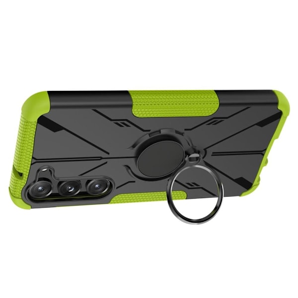 Kickstand-skydd med magnetisk platta för Samsung Galaxy S23 - Grön Grön
