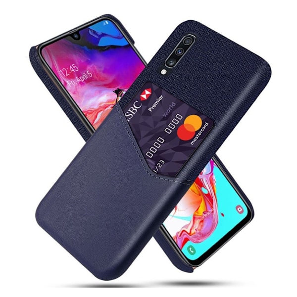 Bofink Samsung Galaxy A70 Card cover - Blå Blue