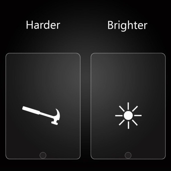 iPad Mini (2019) 9H buet kant hærdet glas skærmbeskytter Transparent