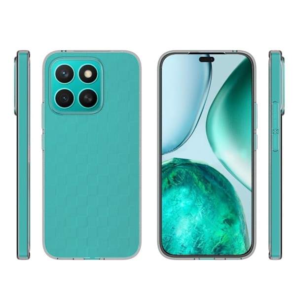 Honor X8c 4G Clear Telefonskal Vattenstämpelresistent Flexibelt bakstycke Transparent