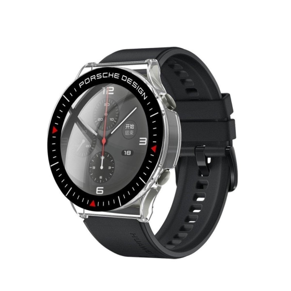 Huawei Watch GT 2 Pro (Porsche Design) holdbar ramme + hærdet glas - Transparent Transparent