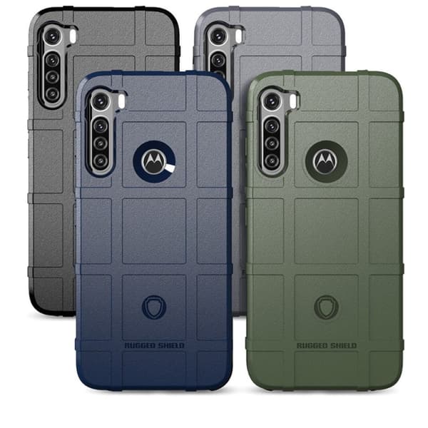 Rugged Shield Motorola One Fusion Plus kotelot - Vihreä Green