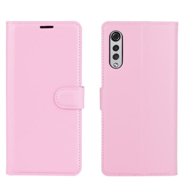 Classic LG Velvet Flippetui - Rosa Pink