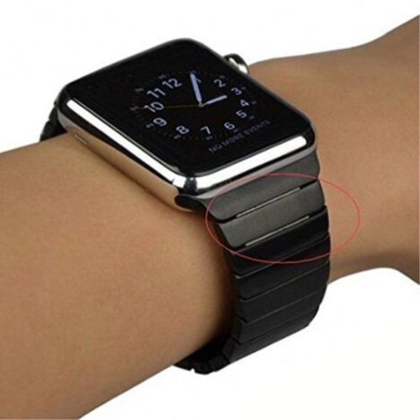 Apple Watch 38mm Klockband i rostfritt stål - Svart Svart