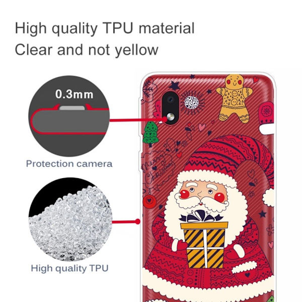Samsung Galaxy A01 Core Case til jul - Julemand Og Julemand Red