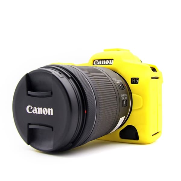 Canon EOS R5 silikonikotelo - Keltainen Yellow