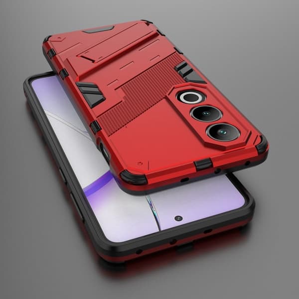 Stødsikkert moderne OnePlus Ace 3V hybridcover - Rød Red