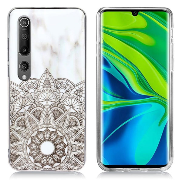Marble Xiaomi Mi 10 case - Grå Tribal marmor Black