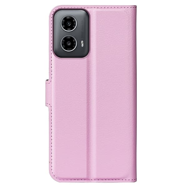 Classic Motorola Moto G34 flip etui - Rosa Pink