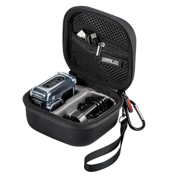 STARTRC GoPro Hero 10 PU-læderopbevaringstaske med rem Black