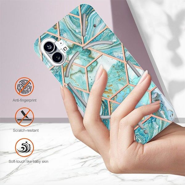 Marble Nothing Phone (1) Suojakotelo - Sininen Blue