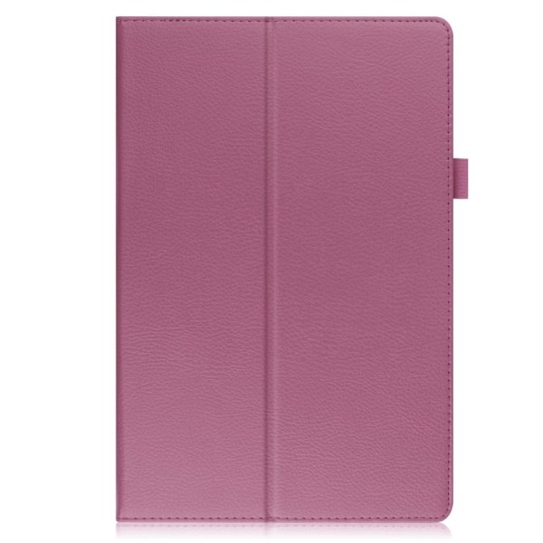 Vikbart fodral med Lichi-textur för Samsung Galaxy Tab A8 10.5 (2021) - Lila Lila