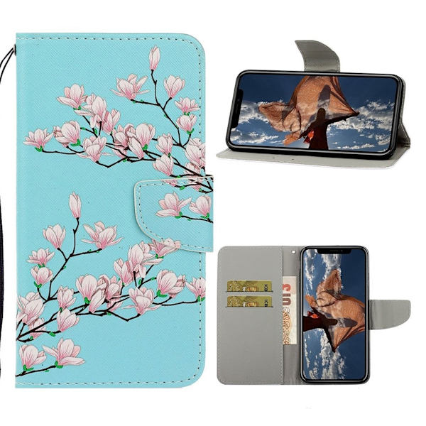 Wonderland iPhone 12 Pro Max Flippetui - Blomst Pink