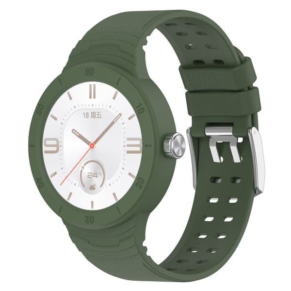 Huawei Watch GT Cyber silikone urrem - Mørkegrøn Green