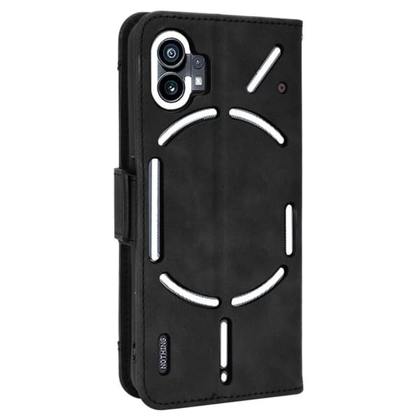 Moderni Nahkalaukku For Nothing Phone (1) - Musta Black