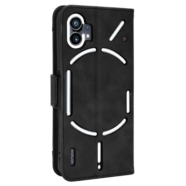Modernt Nothing Phone (1) fodral med plånbok - Svart Svart