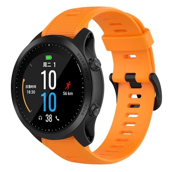 Garmin Forerunner 945 / 935 / Fenix 5 silicone watch band - Orange Orange