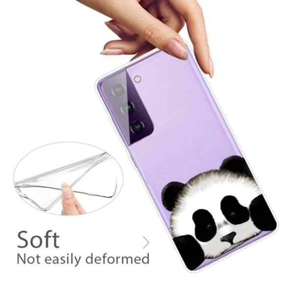 Deco Samsung Galaxy S21 Etui - Panda White