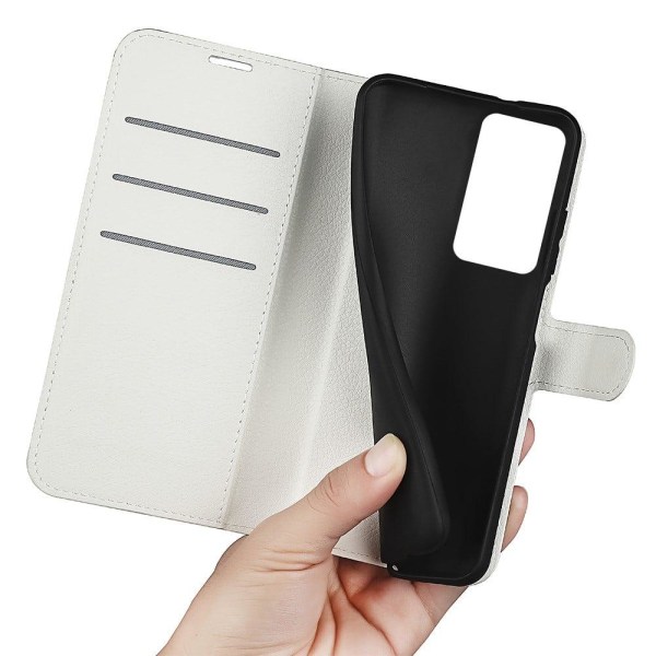 Klassisk Xiaomi Redmi K50 / Xiaomi Redmi K50 Pro flip etui - Hvid White