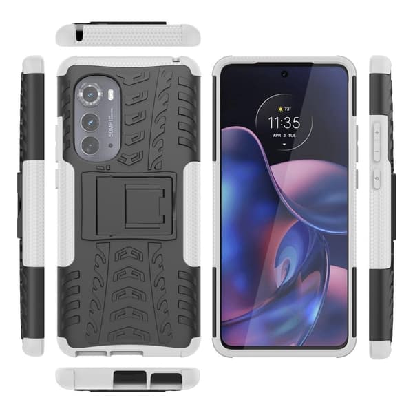 Offroad Etui Motorola Moto Edge 2022 - Hvit White