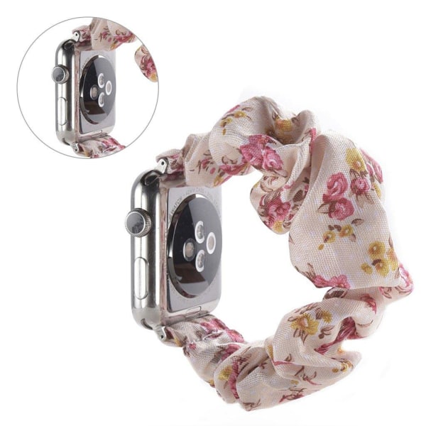 Apple Watch Series 5 44mm cloth pattern watch band - Flowery Pat Multicolor