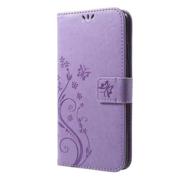 iPhone Xs Max Kukallinen Printti Kuviollinen Synteetti Nahkainen Purple