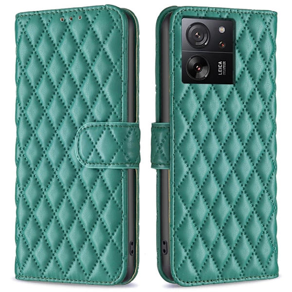 Rhombus mat flip etui - Grøn Green