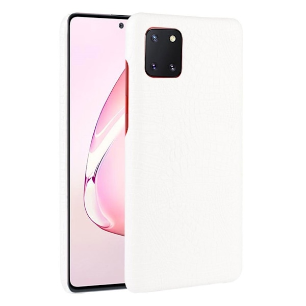 Croco kuoret - Samsung Galaxy Note 10 Lite - Valkoinen White