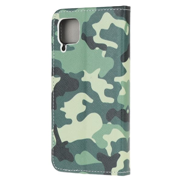 Wonderland Huawei P40 Lite / Nova 6 SE flip etui - Camouflage Pattern Green