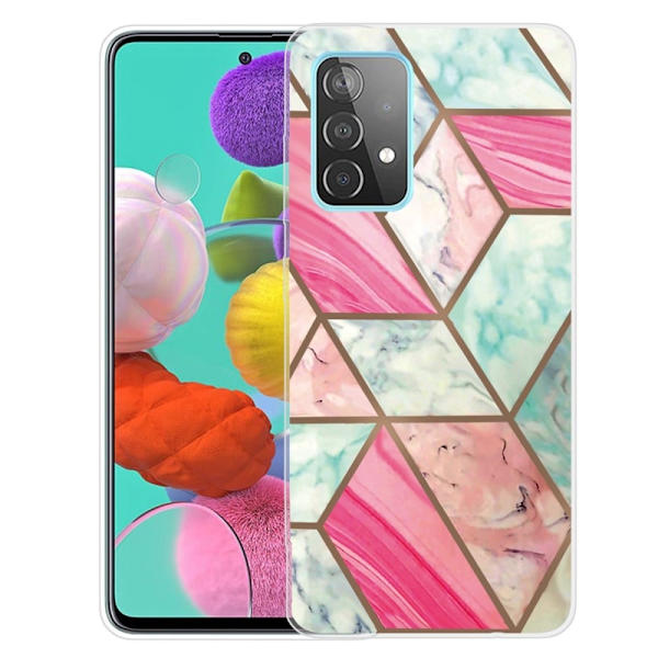 Marble Samsung Galaxy A53 5G Etui - Farverig Marmor Tile Multicolor