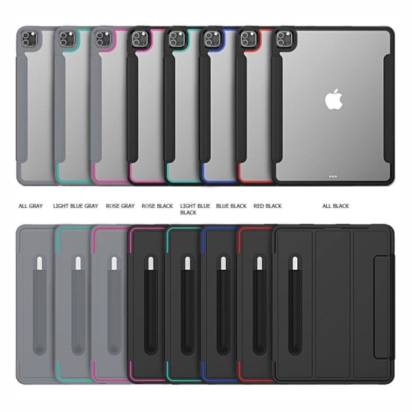 iPad Pro 12.9 inch (2020) elegant tri-fold etui - helt sort Black