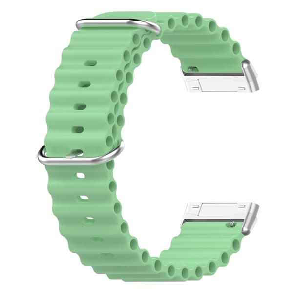 Fitbit Sense 2 / Versa 4 / 3 klockarmband i oceanbandsstil - Ljusgrön Grön