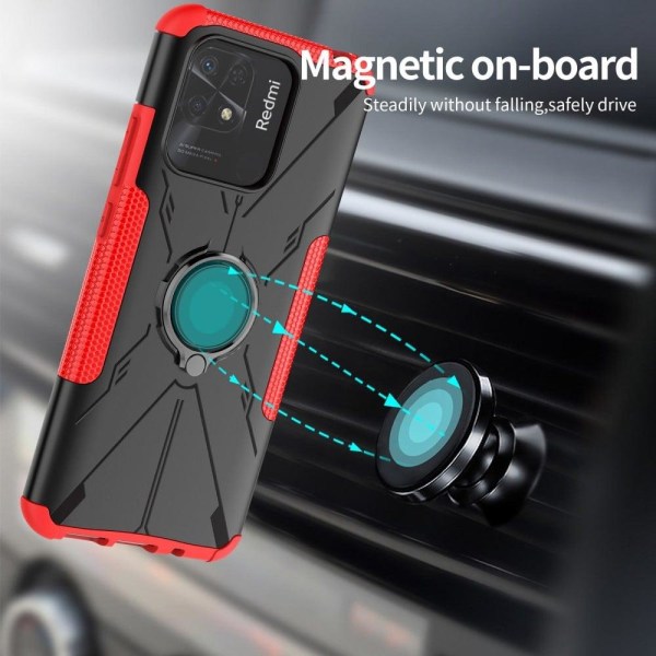 Kickstand cover with magnetic sheet for Xiaomi Redmi 10 Power / Lila