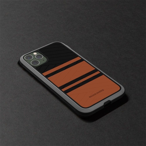 Raigor Inverse MICHELA suojakuori iPhone 11 Pro Maxille - Oranssi Orange