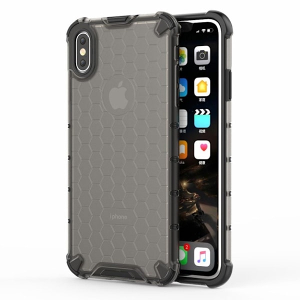 Bofink Honeycomb iPhone Xs Max kuoret - Musta Black