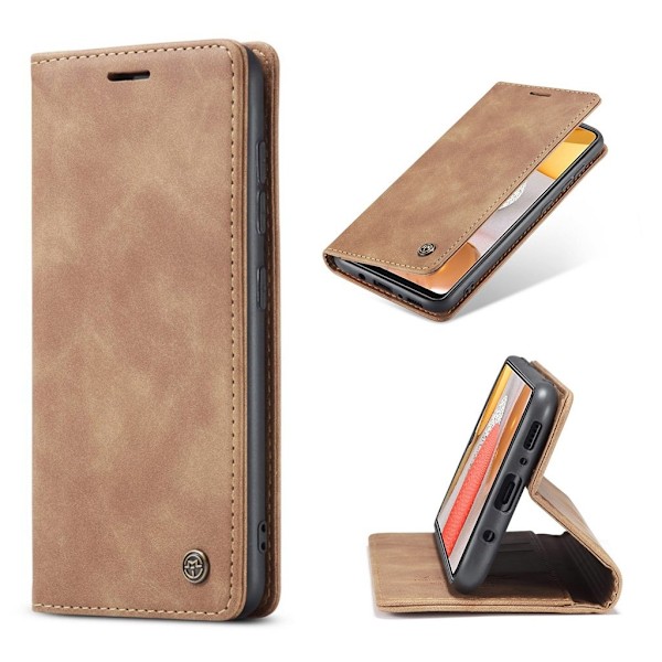 CaseMe Samsung Galaxy S21 Plus Vintage-fodral - Brun Brun