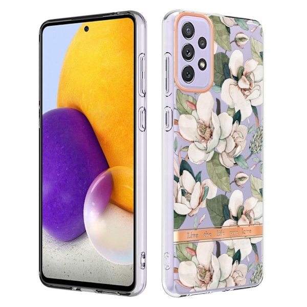 Erittäin ohut ja kestävä pehmeäkantinen Samsung Galaxy A73 - Vihreä Gardenia Green